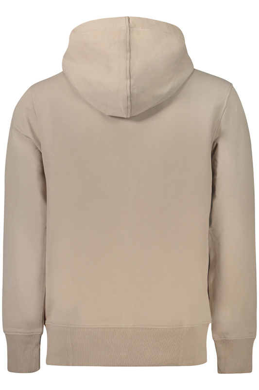 CALVIN KLEIN BLUZA BEZ ZAMKA MĘSKA BEŻOWA