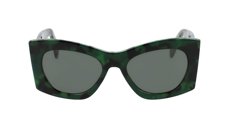 Okulary LANVIN LNV605S-325. Okulary przeciwsłoneczne, Kolor zielony. Kobieta.