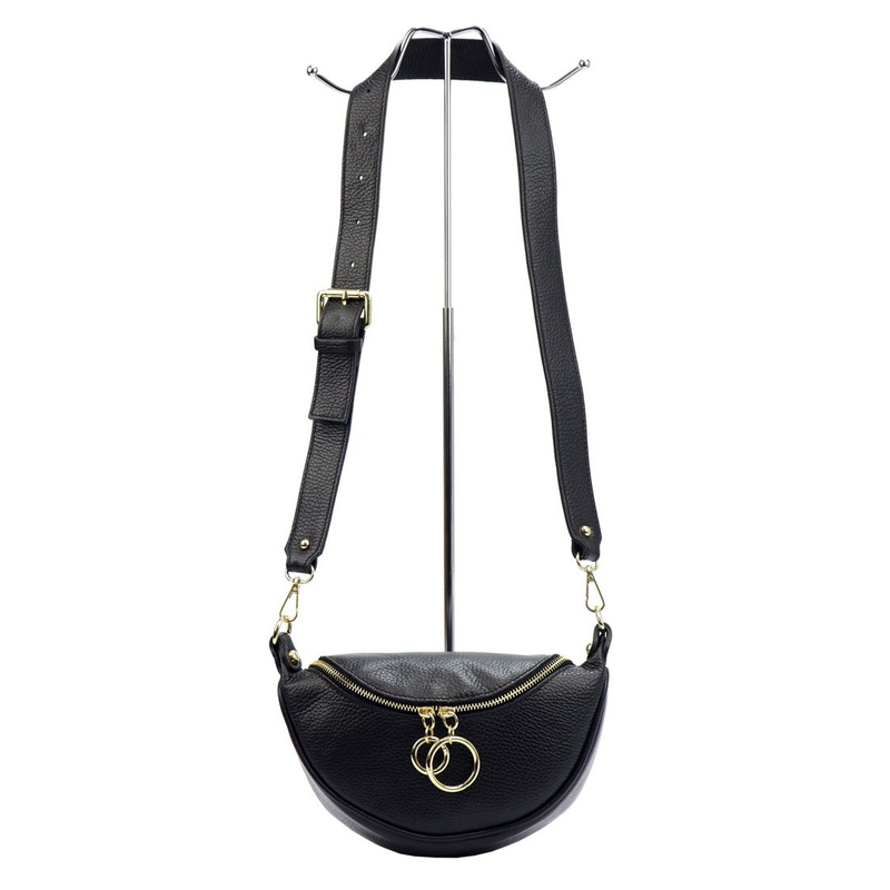 Vera Pelle damska listonoszka skóra naturalna torebka przez ramię miejska