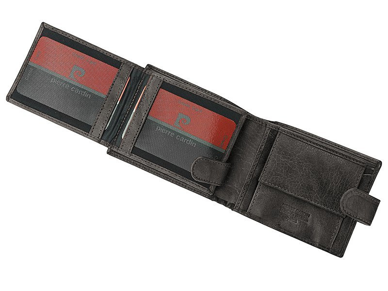 Pojemny Skórzany męski portfel Pierre Cardin RFID