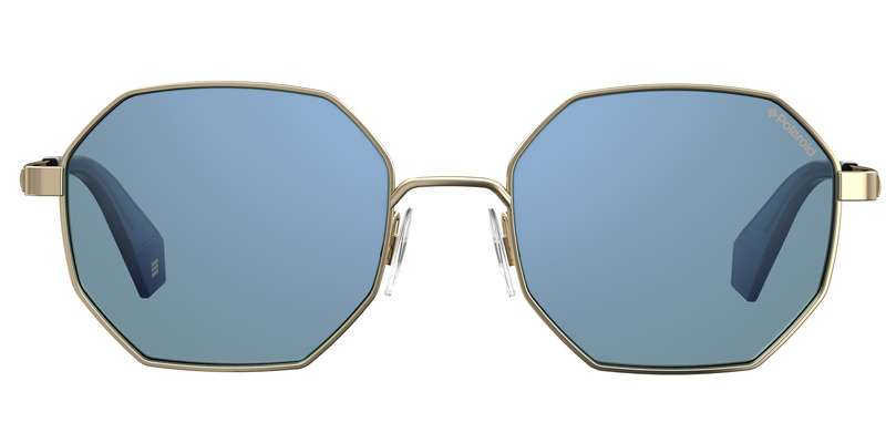 Okulary POLAROID PLD6067SLKSXN. Okulary przeciwsłoneczne, Kolor niebieski złoty. Unisex.