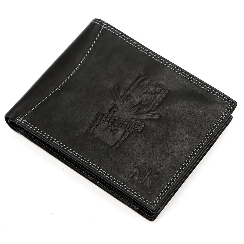 Skórzany męski portfel Money Kepper CDD 5600 REBEL VINTAGE