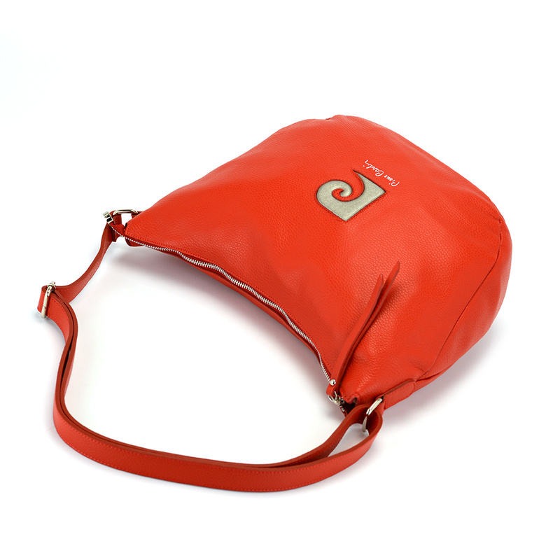 Pierre Cardin damska listonoszka na ramię skóra naturalna pojemna torebka