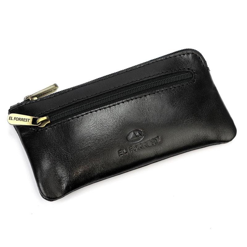 Etui Skórzane na Klucze Stylowe Zgrabne Skóra Naturalna EL FORREST