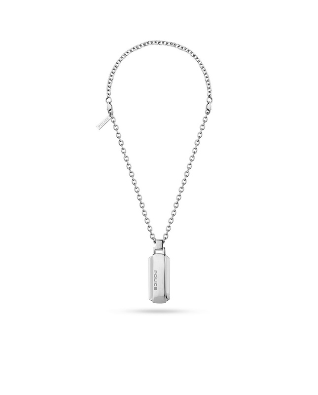 Biżuteria POLICE PEAGN2211801. Naszyjnik, Kolor szary. Mężczyzna.