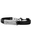Biżuteria POLICE PJ26046BLU.03. Bransoletka, Kolor czarny. Mężczyzna.