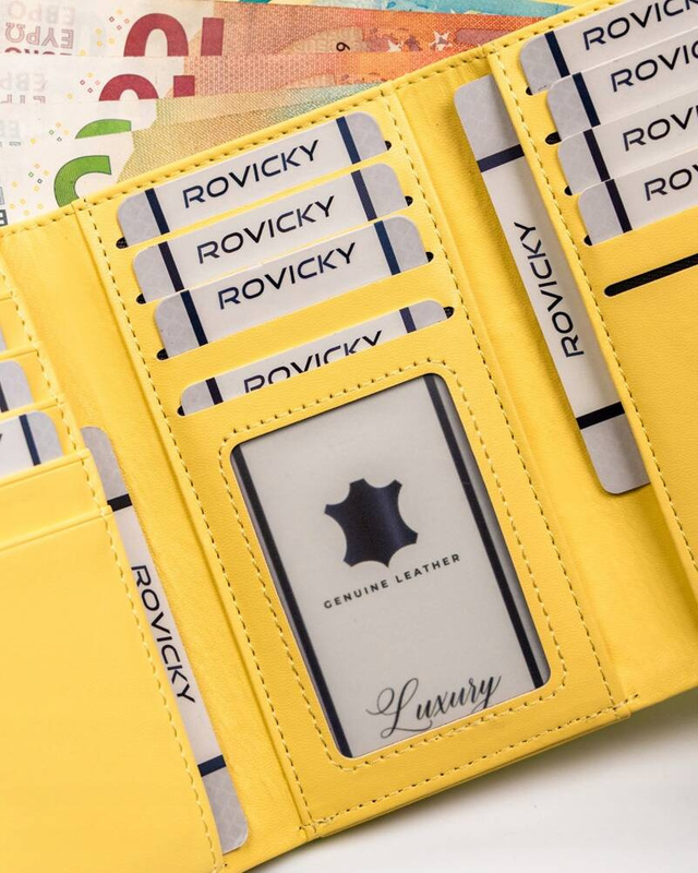 Portmonetka zgrabna ze skóry eko od 4U Cavaldi