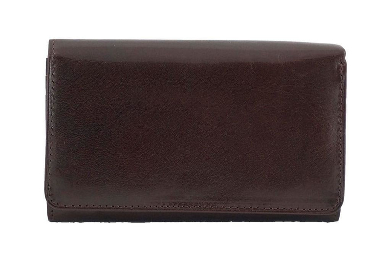 Barberini's klasyczny portfel damski - Czerwony