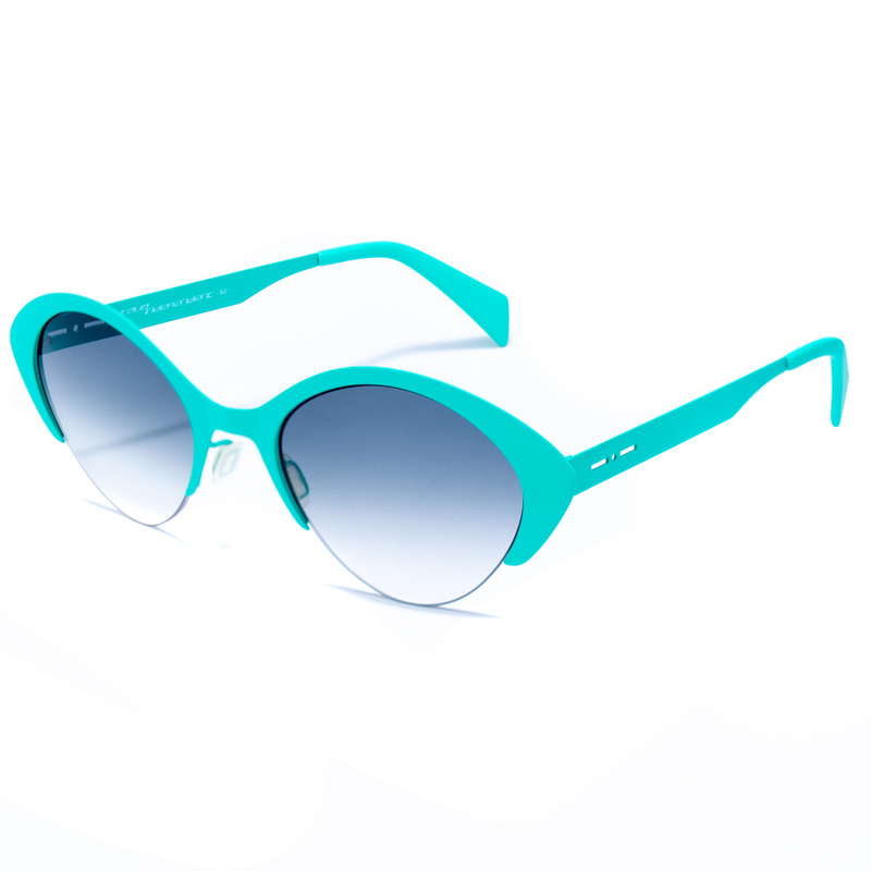 Okulary ITALIA INDEPENDENT 0505-036-000. Okulary przeciwsłoneczne, Kolor zielony. Kobieta.