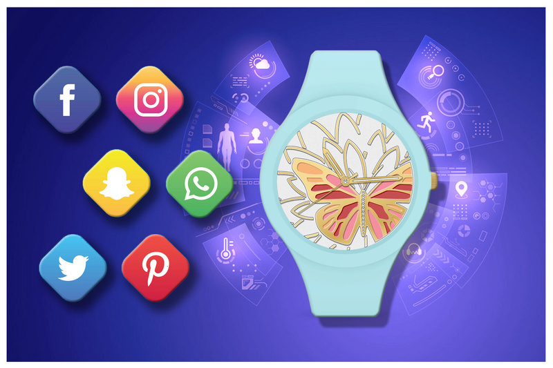 SMARTWATCH DAMSKI GRAVITY GT14-4 - ROZMOWY BLUETOOTH, WŁASNE TARCZE (sg026d)