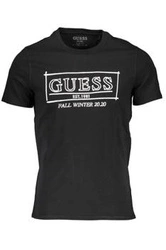 T-SHIRT MĘSKI Z KRÓTKIM RĘKAWEM GUESS JEANS CZARNY