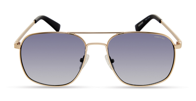 Okulary KENNETH COLE KC2970-5631W. Okulary przeciwsłoneczne, Kolor złoty. Mężczyzna.