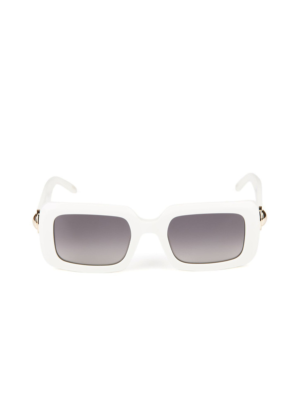 Damskie okulary przeciwsłoneczne Furla SFU980 03GF – kremowe