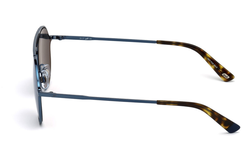 Okulary WEB EYEWEAR WE0230-90X. Okulary przeciwsłoneczne, Kolor niebieski. Mężczyzna.