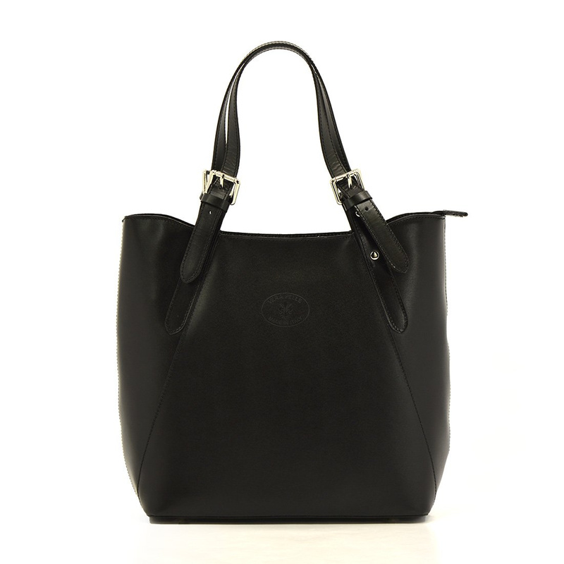 Vera Pelle damska shopperbag duża skóra naturalna torebka na ramię