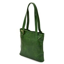 Elegancka duża skórzana shopperbag z organizerem