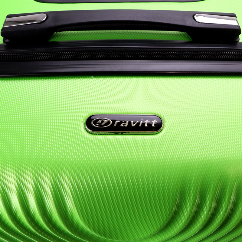 Gravitt zestaw 3 walizek podróżnych na kółkach materiał ABS zamek na kod