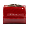Zgrabna Skórzana mała damska portmonetka Gregorio