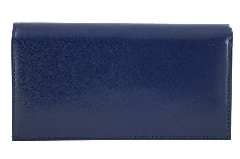 Klasyczny portfel skórzany damski - Czerwony