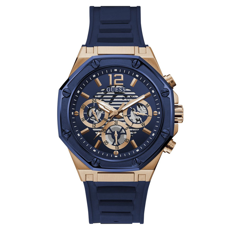 Zegarek GUESS GW0263G2. Kwarcowy, Kolor niebieski. Unisex.