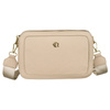 Miejska torebka damska na ramię w beżowym kolorze wykonana ze skóry ekologicznej - Rovicky