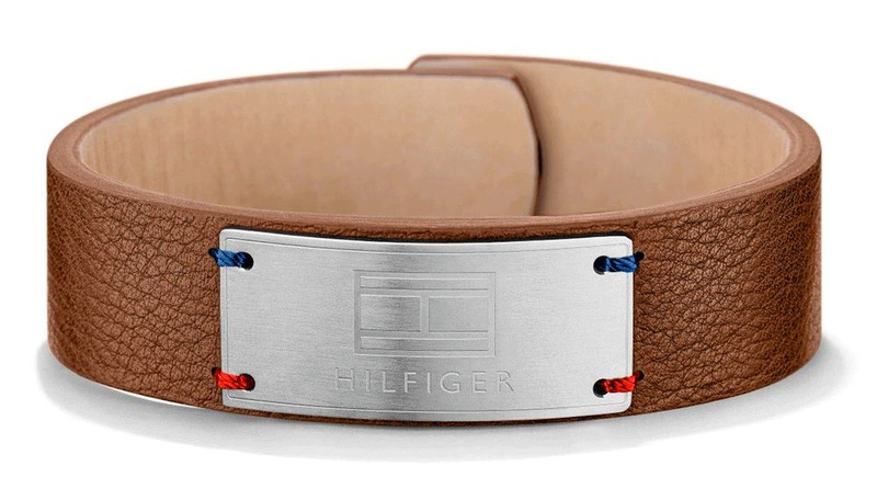 Biżuteria TOMMY HILFIGER 2700673. Bransoletka, Kolor brązowy. Mężczyzna.