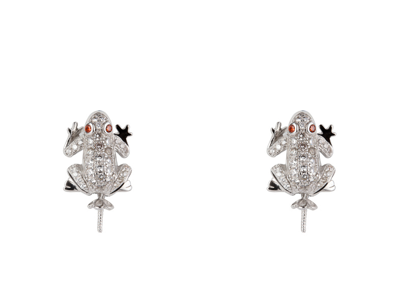 Biżuteria LANCASTER JLA-EAR-FROG1. PENDING, Kolor biały. Kobieta.
