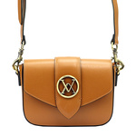 Luka damska listonoszka skóra naturalna torebka przez ramię z klapą