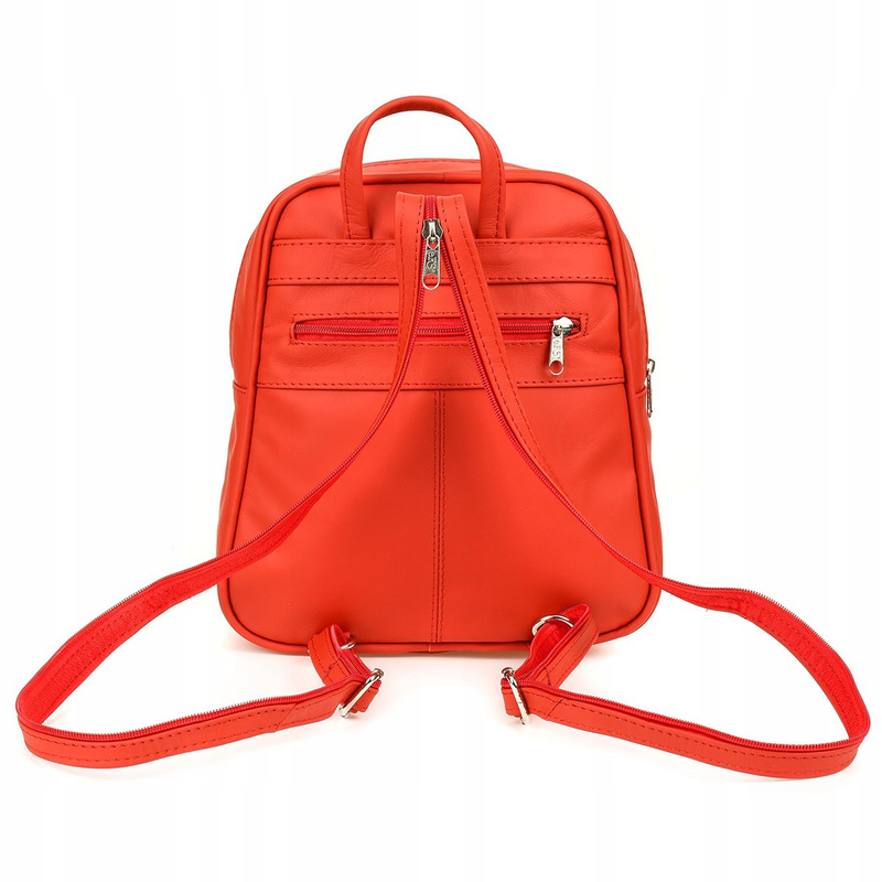 Czarny plecak torebka damska Skórzana Beltimore 022