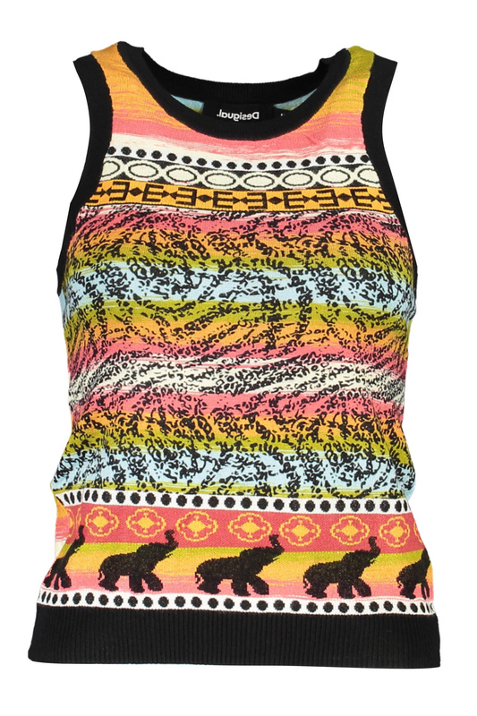 DAMSKI TANK TOP DESIGUAL ZIELONY
