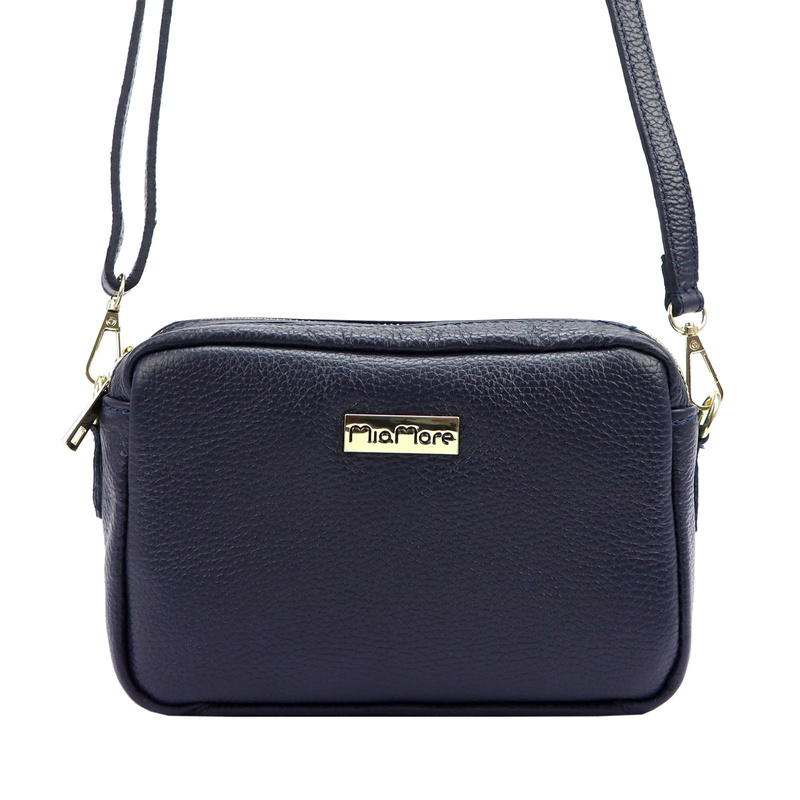 MiaMore miejska damska listonoszka skóra naturalna torebka przez ramię