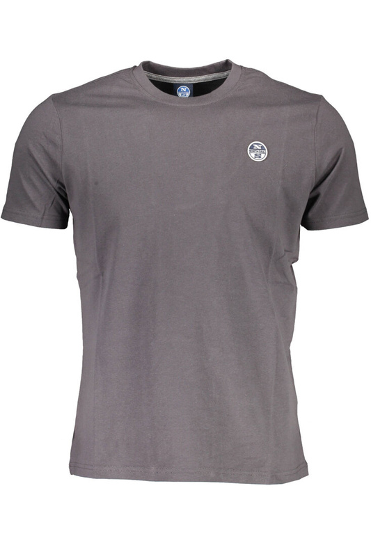 NORTH SAILS T-SHIRT Z KRÓTKIM RĘKAWEM, MĘSKI, SZARY