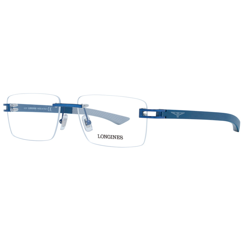 Okulary LONGINES LG5006H55090. EYEGLASSES, Kolor niebieski. Mężczyzna.