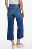 Damskie jeansy Desigual cropped z roślinnym haftem