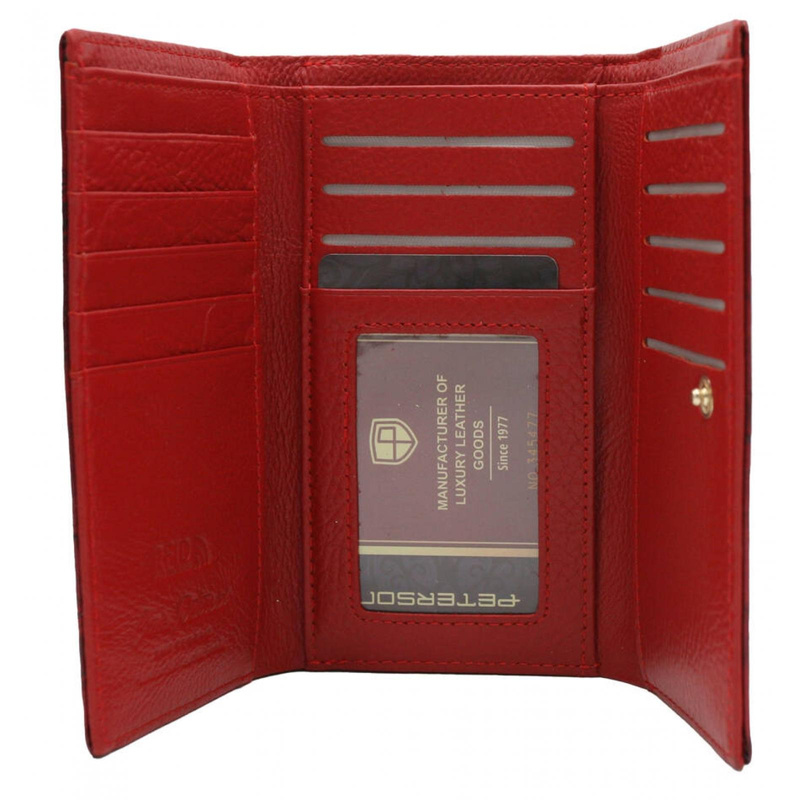 Skórzany damski portfel Peterson PTN 42108-BF