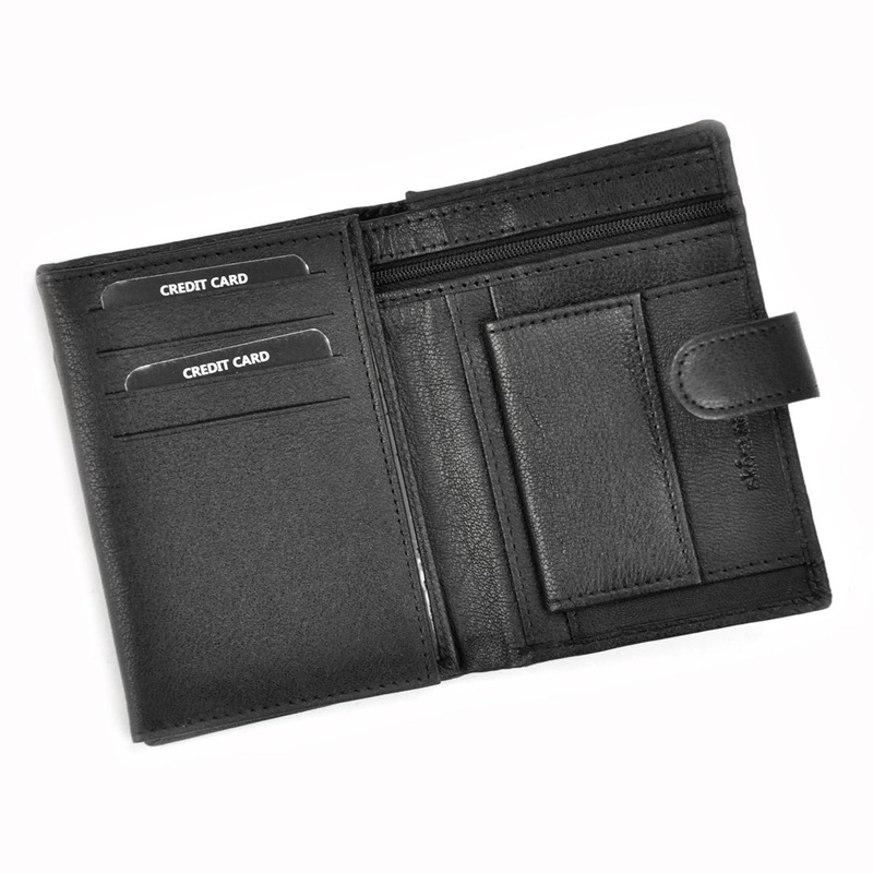 Skórzany męski portfel Money Kepper CC 5400B