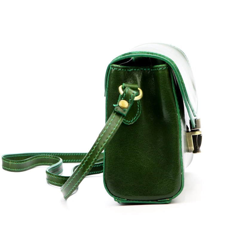 Damska torebka przez ramię ze skóry naturalnej listonoszka od Florence