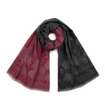 Szal Róża W Gradiencie