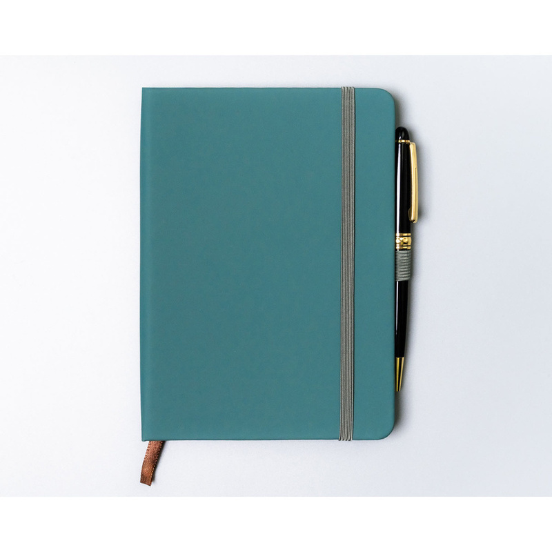 Zielony notes w formacie B6 zadrukowany w kropki - Peterson