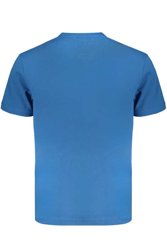 NIEBIESKI T-SHIRT MĘSKI NAPAPIJRI Z KRÓTKIM RĘKAWEM