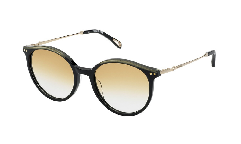 Okulary ZADIG&VOLTAIRE SZV322-520700. Okulary przeciwsłoneczne, Kolor czarny. Kobieta.