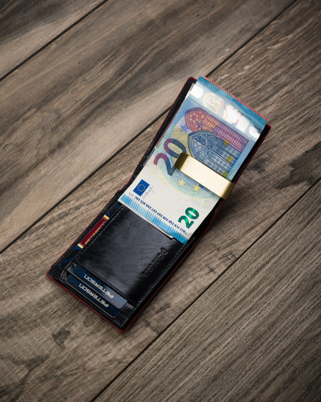 Skórzany męski portfel Peterson PTN N78-VT