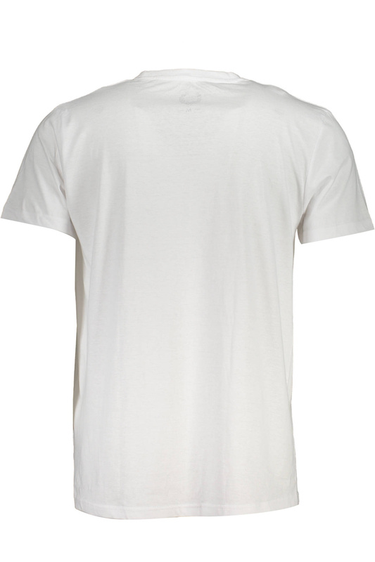 GIAN MARCO VENTURI MĘSKI T-SHIRT Z KRÓTKIM RĘKAWEM, BIAŁY