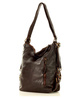 Torba skórzana dla wymagających z opcją plecak old school leather bag - MARCO MAZZINI ciemny brąz caffe