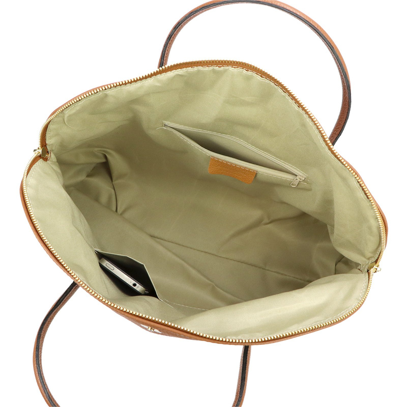 Gregorio Duża torebka damska do ręki elegancka ze skóry naturalnej