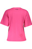 DAMSKI T-SHIRT Z KRÓTKIM RĘKAWEM CAVALLI CLASS RÓŻOWY