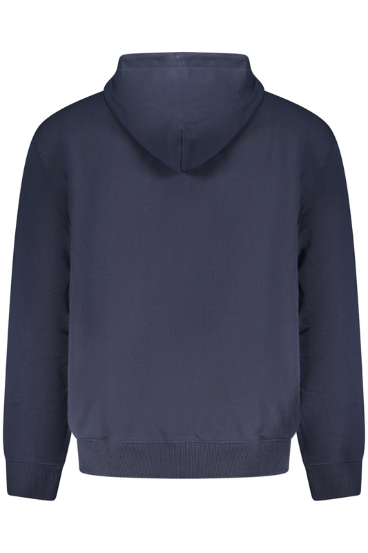 MĘSKA BLUZA Z ROZPINANYM NA ZAMEK CALVIN KLEIN W KOLORZE NIEBIESKIM