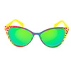 Okulary ITALIA INDEPENDENT 0022-ZEB-055. Okulary przeciwsłoneczne, Kolor żółty. Kobieta.