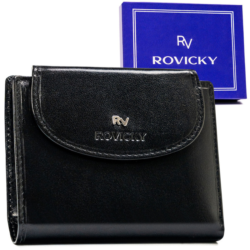 Skórzany pojemny uniwersalny portfel Rovicky RFID
