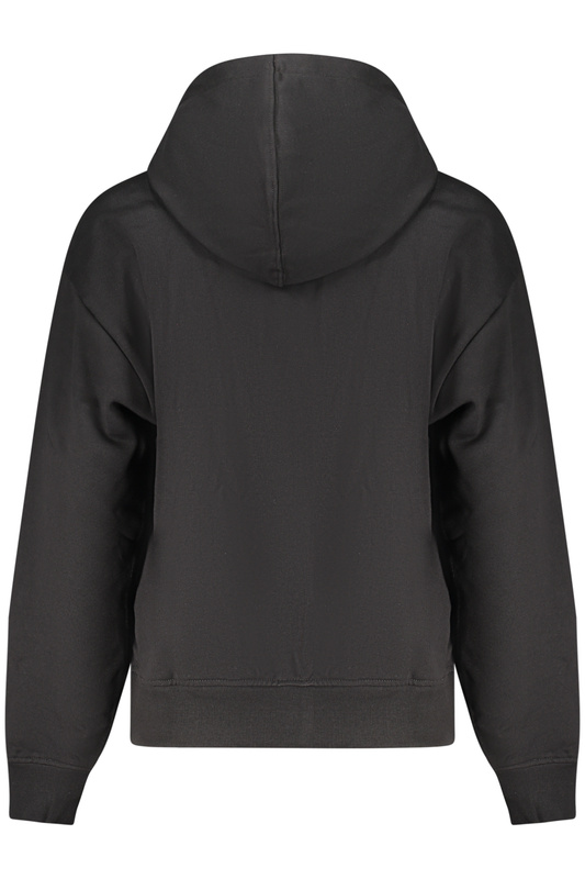 CZARNA BLUZA DAMSKA Z ROZPINANYM NA ZAMEK CALVIN KLEIN